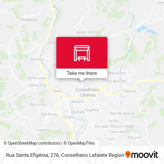 Rua Santa Efigênia, 276 map