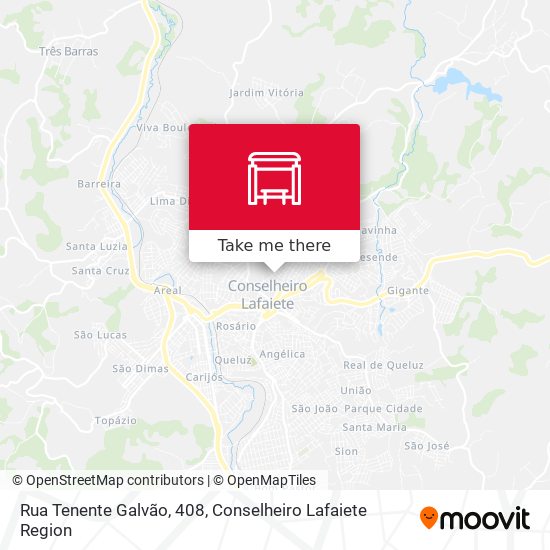 Mapa Rua Tenente Galvão, 408