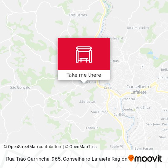 Rua Tião Garrincha, 965 map