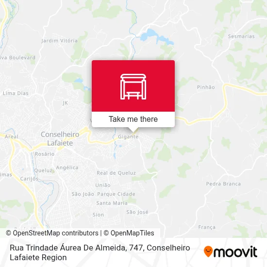 Rua Trindade Áurea De Almeida, 747 map