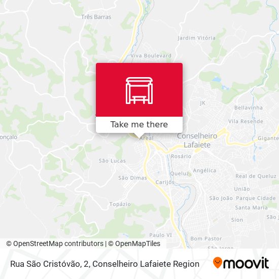 Rua São Cristóvão, 2 map