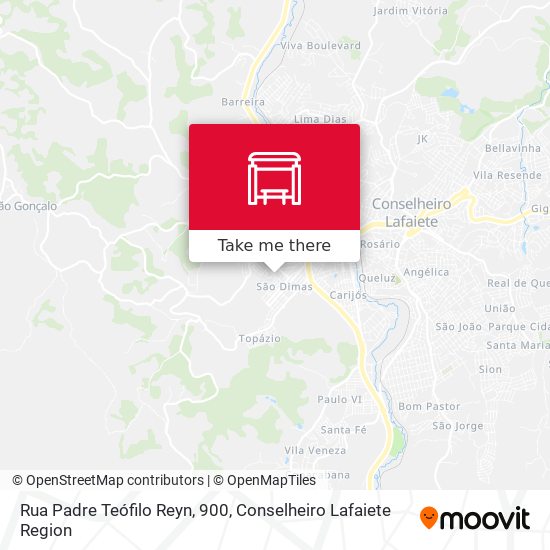 Rua Padre Teófilo Reyn, 900 map