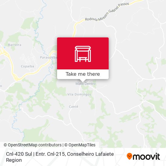 Cnl-420 Sul | Entr. Cnl-215 map