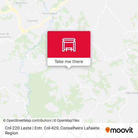 Cnl-220 Leste | Entr. Cnl-420 map