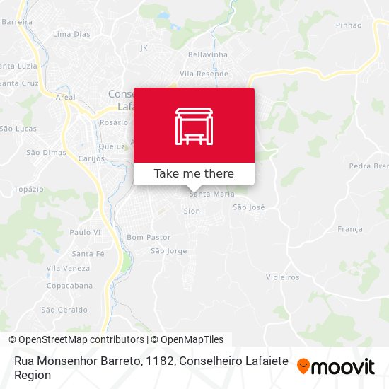 Rua Monsenhor Barreto, 1182 map