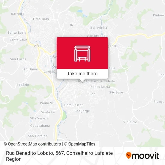 Rua Benedito Lobato, 567 map