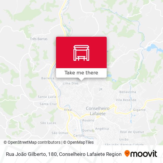 Rua João Gilberto, 180 map