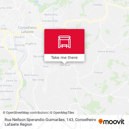 Rua Neílson Sperandio Guimarães, 143 map