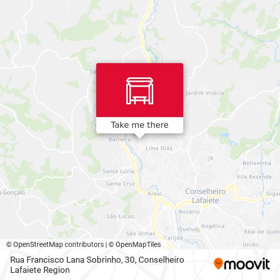 Rua Francisco Lana Sobrinho, 30 map