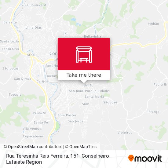 Rua Teresinha Reis Ferreira, 151 map