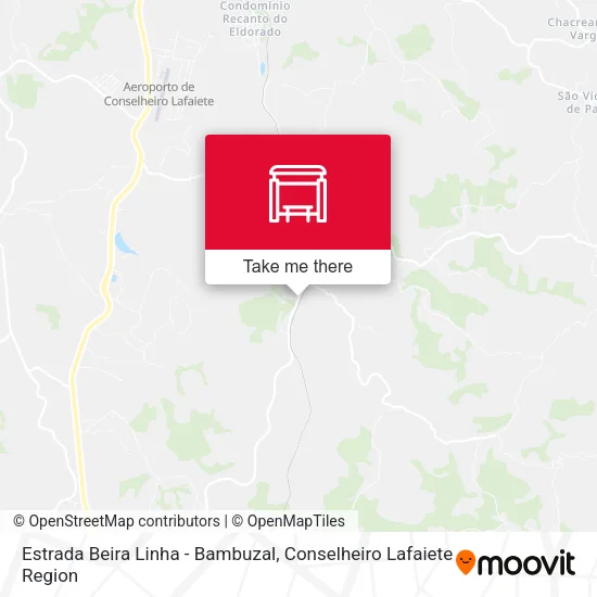 Estrada Beira Linha - Bambuzal map