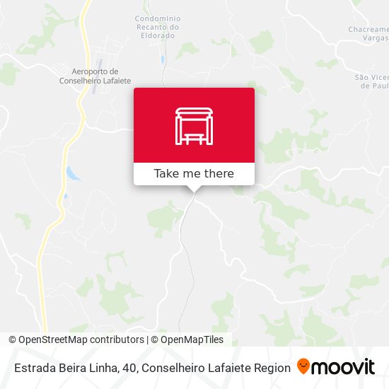 Estrada Beira Linha, 40 map