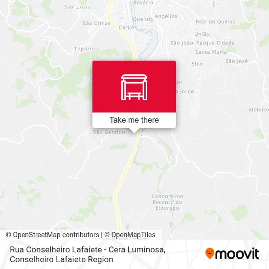 Rua Conselheiro Lafaiete - Cera Luminosa map