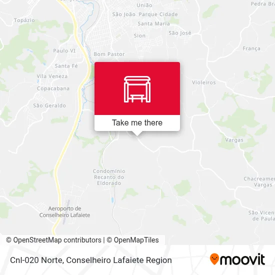 Cnl-020 Norte map