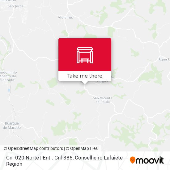 Cnl-020 Norte | Entr. Cnl-385 map