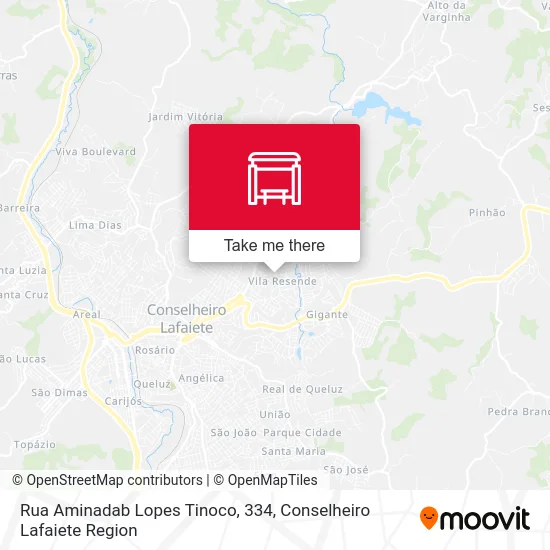 Rua Aminadab Lopes Tinoco, 334 map