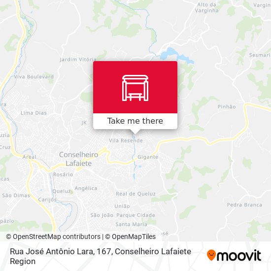 Rua José Antônio Lara, 167 map