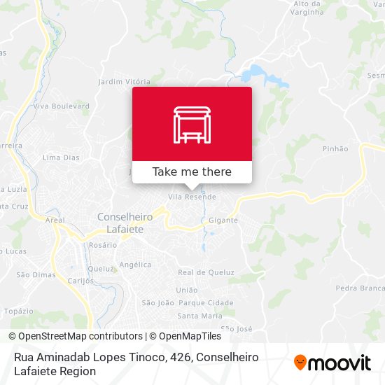 Rua Aminadab Lopes Tinoco, 426 map