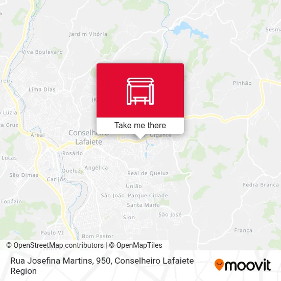 Rua Josefina Martins, 950 map