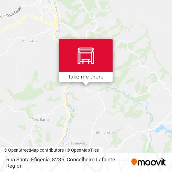 Rua Santa Efigênia, 8235 map
