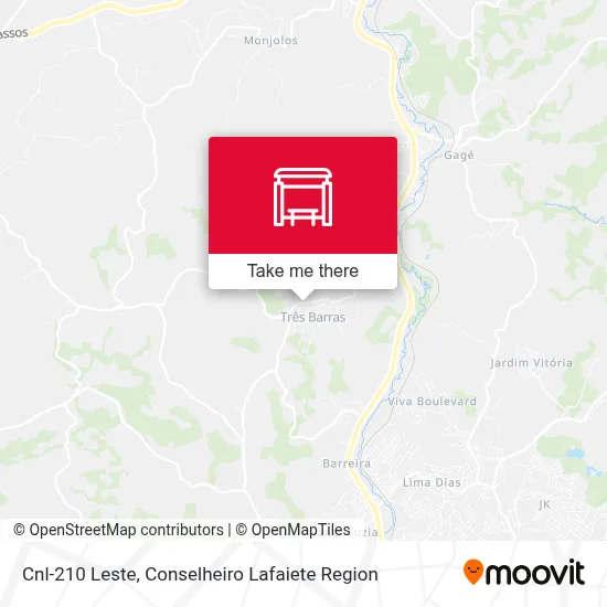 Cnl-210 Leste map