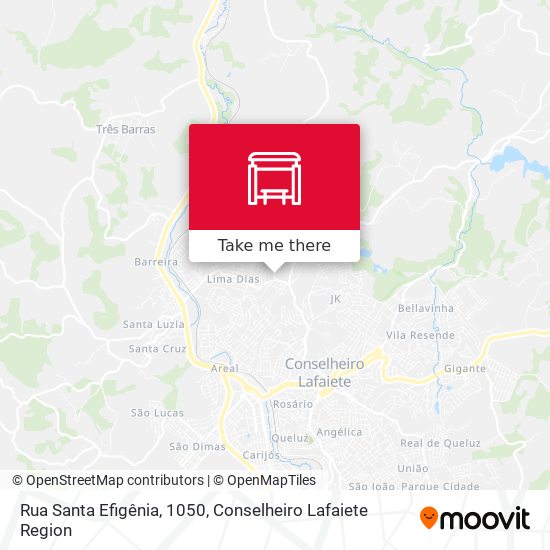 Rua Santa Efigênia, 1050 map