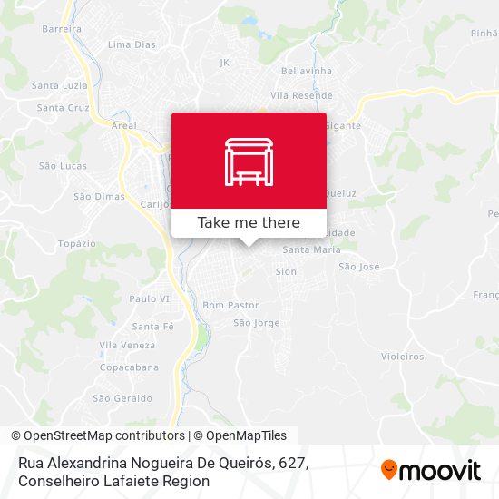 Rua Alexandrina Nogueira De Queirós, 627 map