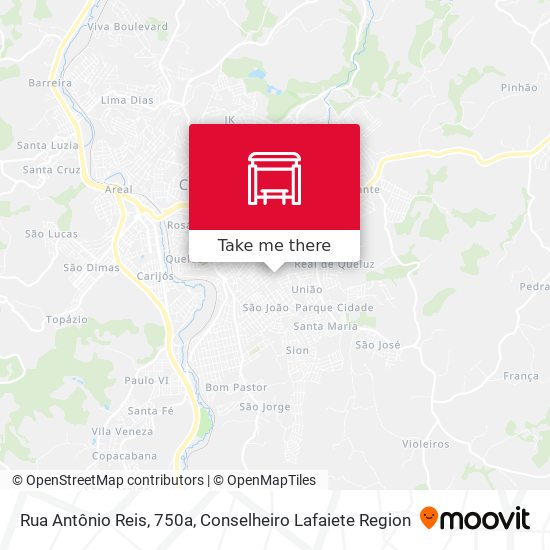 Rua Antônio Reis, 750a map
