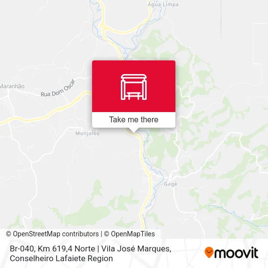 Br-040, Km 619,4 Norte | Vila José Marques map