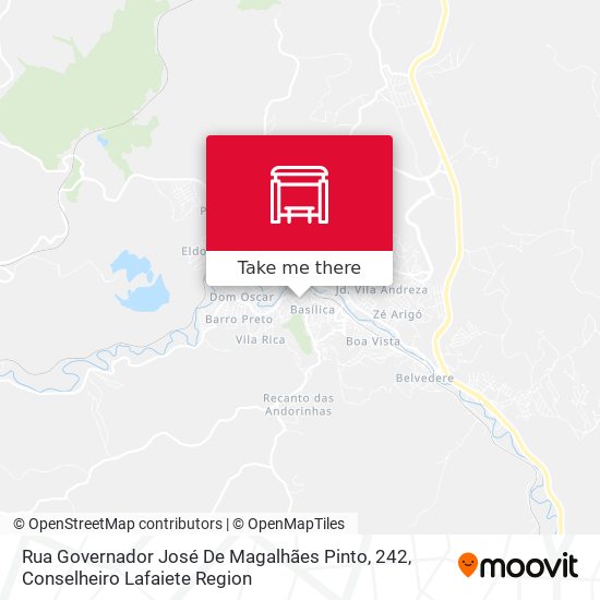 Rua Governador José De Magalhães Pinto, 242 map