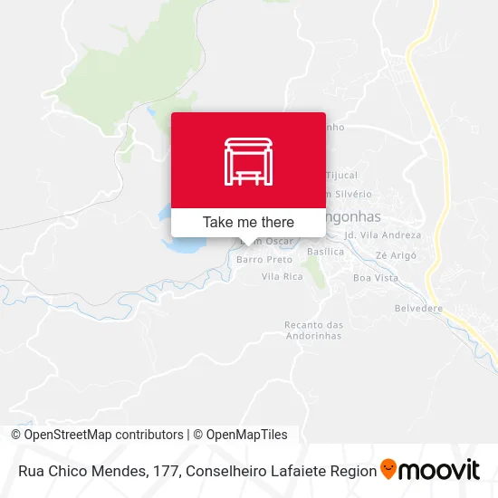 Rua Chico Mendes, 177 map