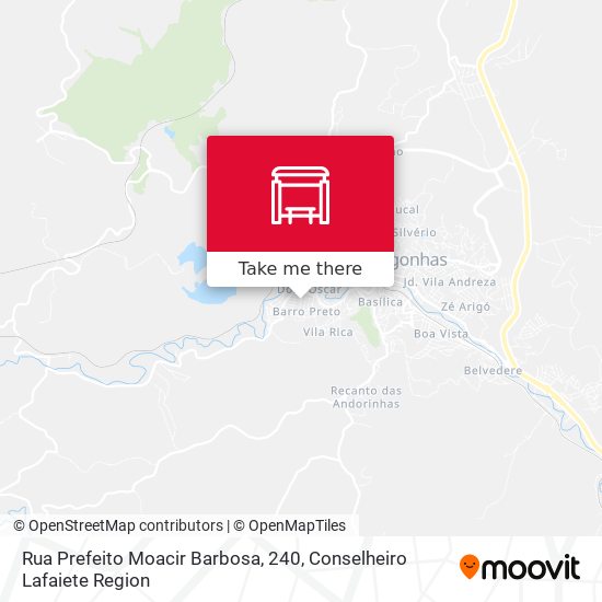Rua Prefeito Moacir Barbosa, 240 map