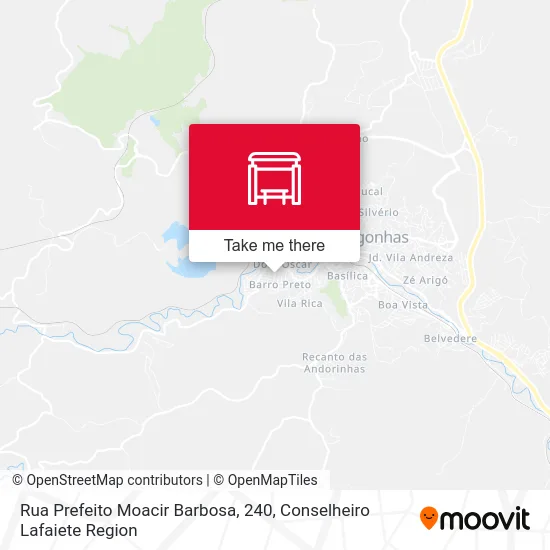 Rua Prefeito Moacir Barbosa, 240 map