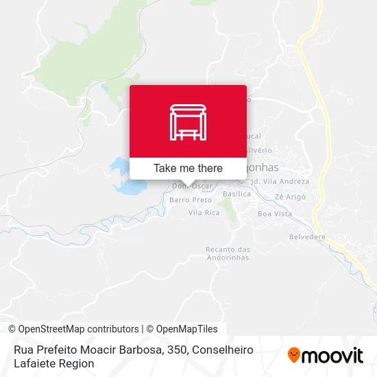 Rua Prefeito Moacir Barbosa, 350 map