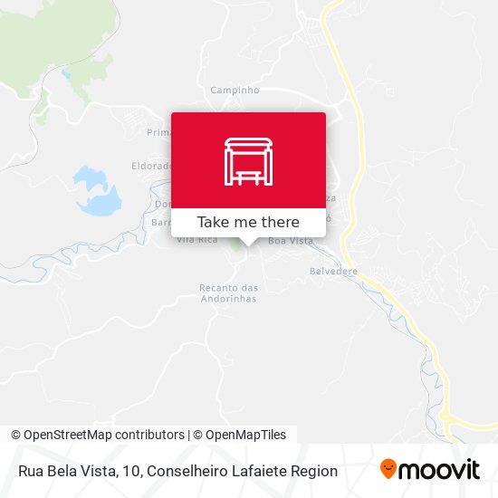 Rua Bela Vista, 10 map