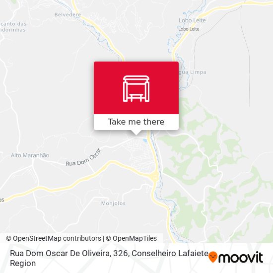 Rua Dom Oscar De Oliveira, 326 map