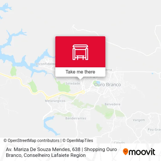 Av. Mariza De Souza Mendes, 638 | Shopping Ouro Branco map