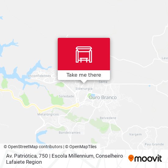 Av. Patriótica, 750 | Escola Millennium map