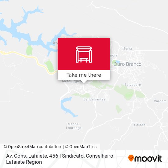 Av. Cons. Lafaiete, 456 | Sindicato map