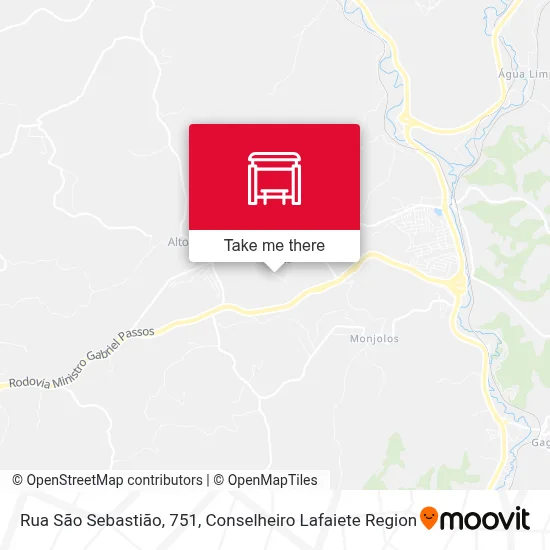 Rua São Sebastião, 751 map