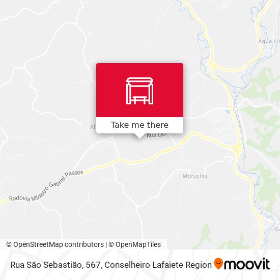 Rua São Sebastião, 567 map