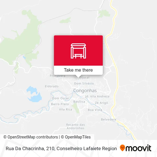 Rua Da Chacrinha, 210 map