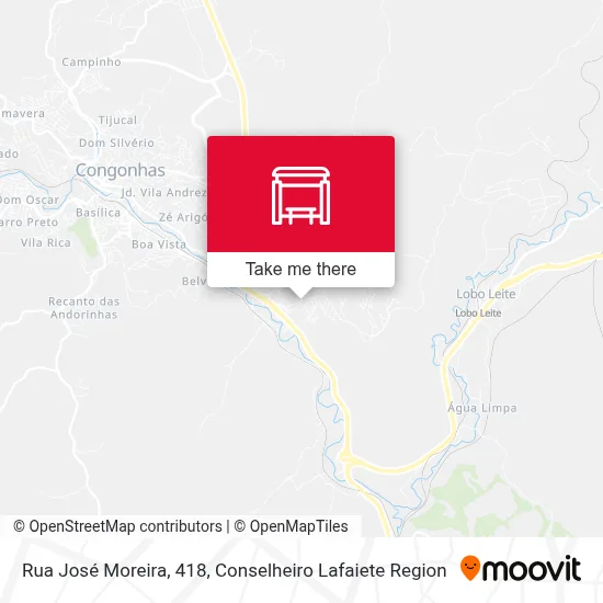 Rua José Moreira, 418 map
