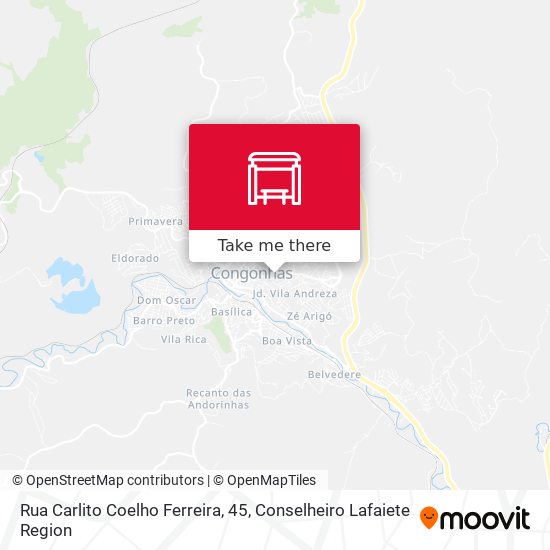 Rua Carlito Coelho Ferreira, 45 map