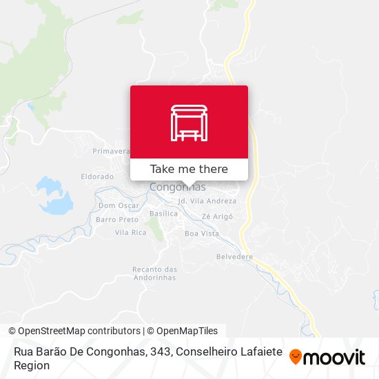 Mapa Rua Barão De Congonhas, 343