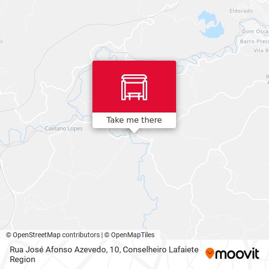 Rua José Afonso Azevedo, 10 map