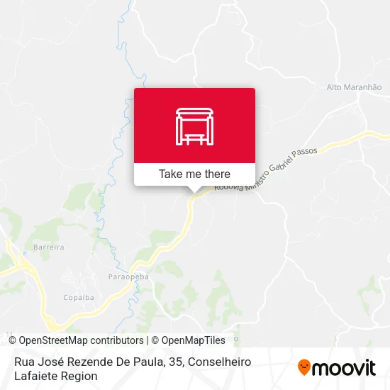 Rua José Rezende De Paula, 35 map