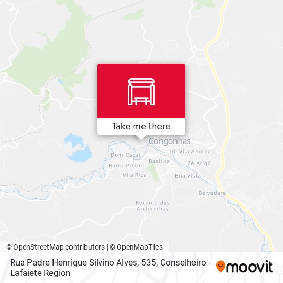 Mapa Rua Padre Henrique Silvino Alves, 535