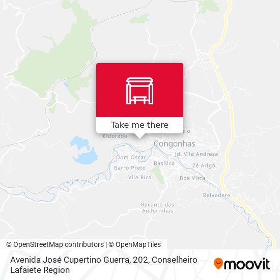 Avenida José Cupertino Guerra, 202 map