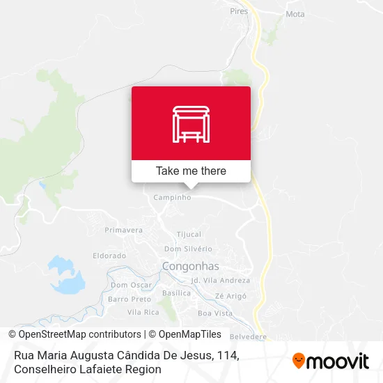 Rua Maria Augusta Cândida De Jesus, 114 map